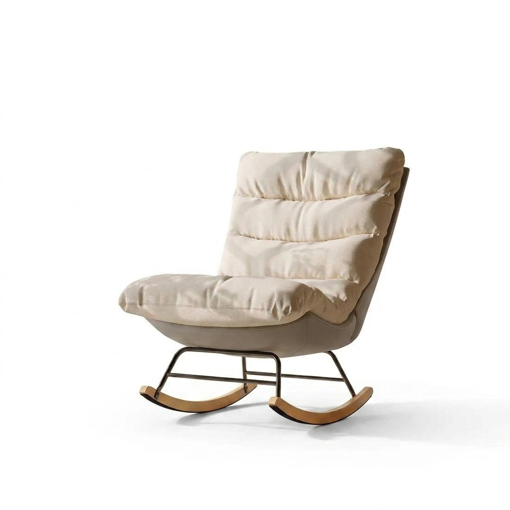 Fauteuil à Bascule Cocon Moelleux Salon