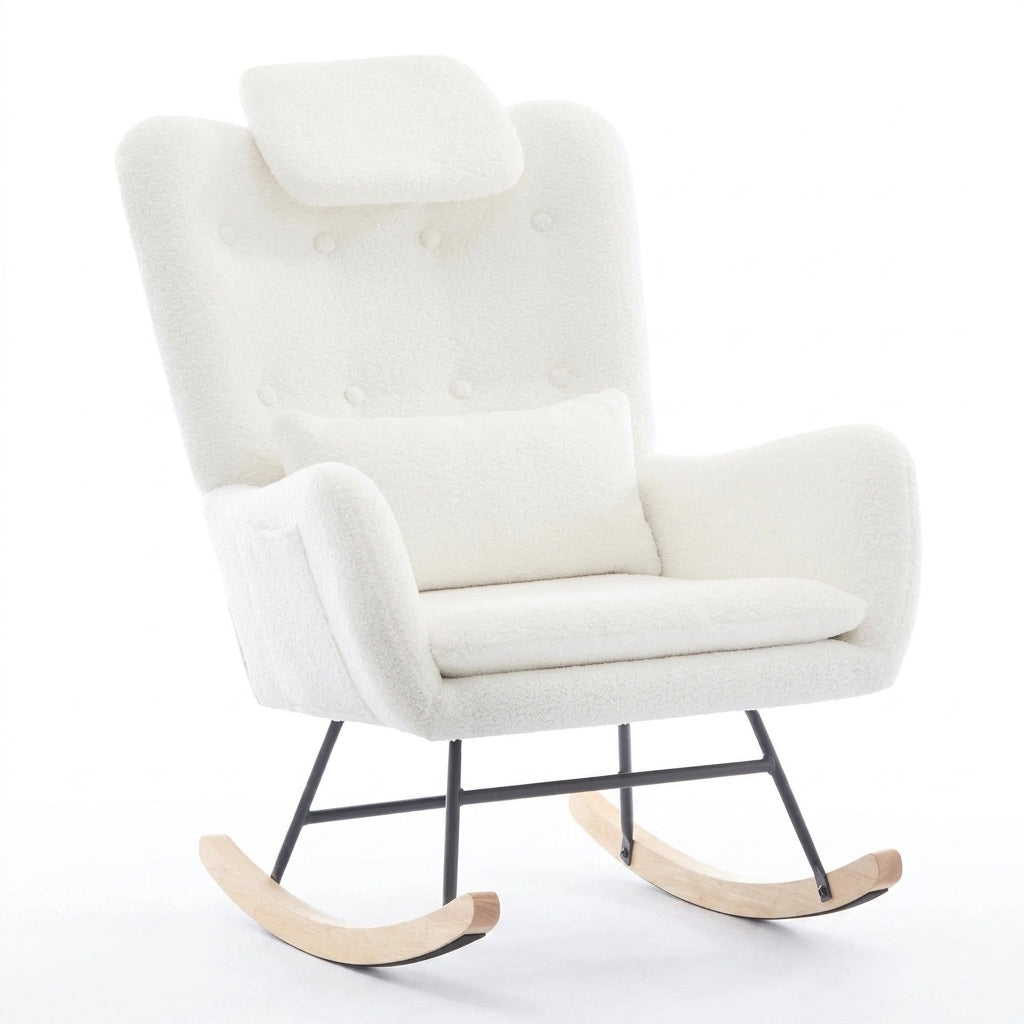 Rocking Chair Allaitement Ergonomique Tissu