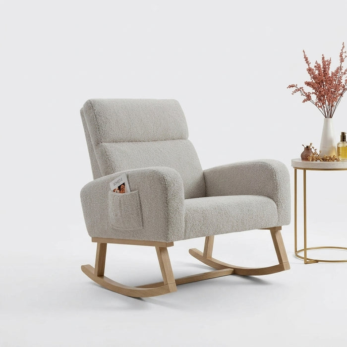 Rocking Chair Teddy Dossier Haut Moelleux