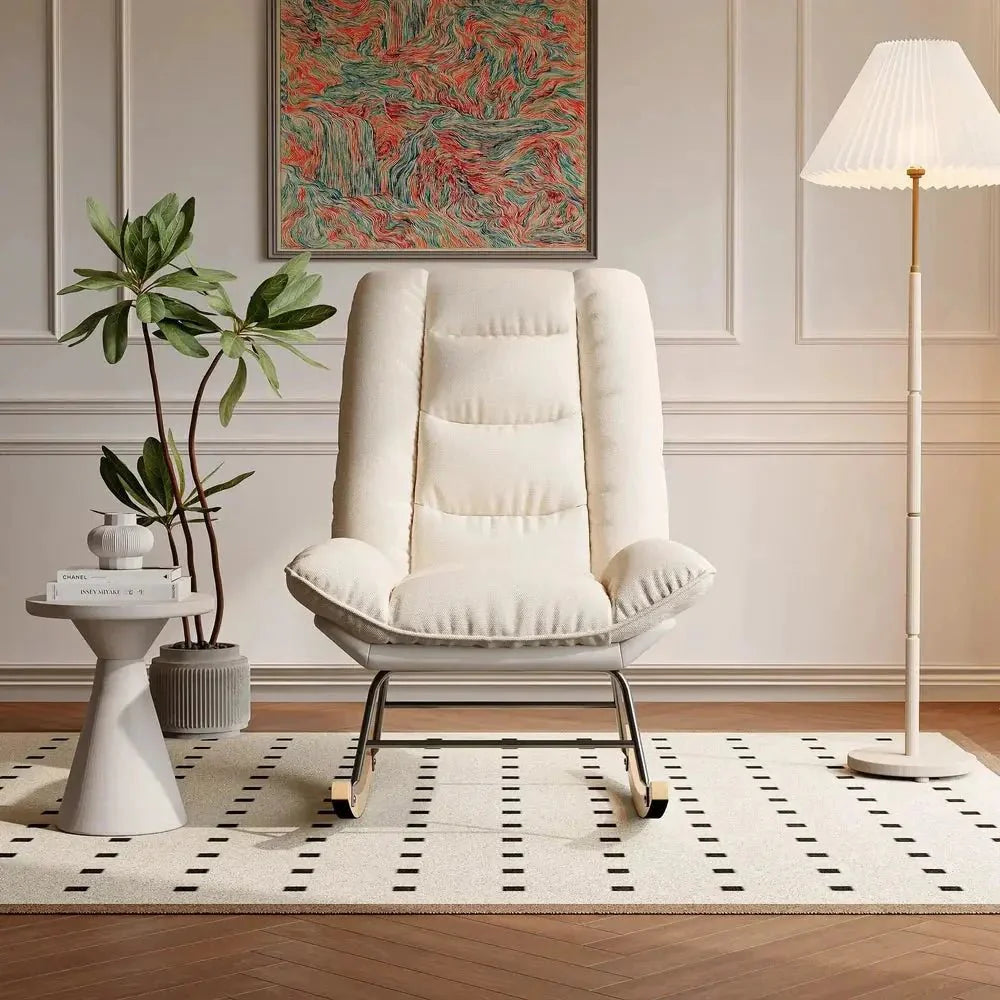 Rocking Chair Lin Bois de Hêtre Naturel — vue 4