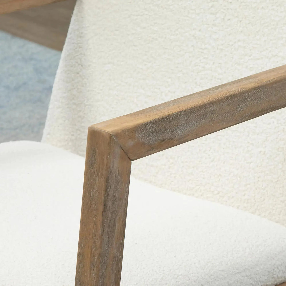 Rocking Chair Bouclette Style Nordique — vue 4