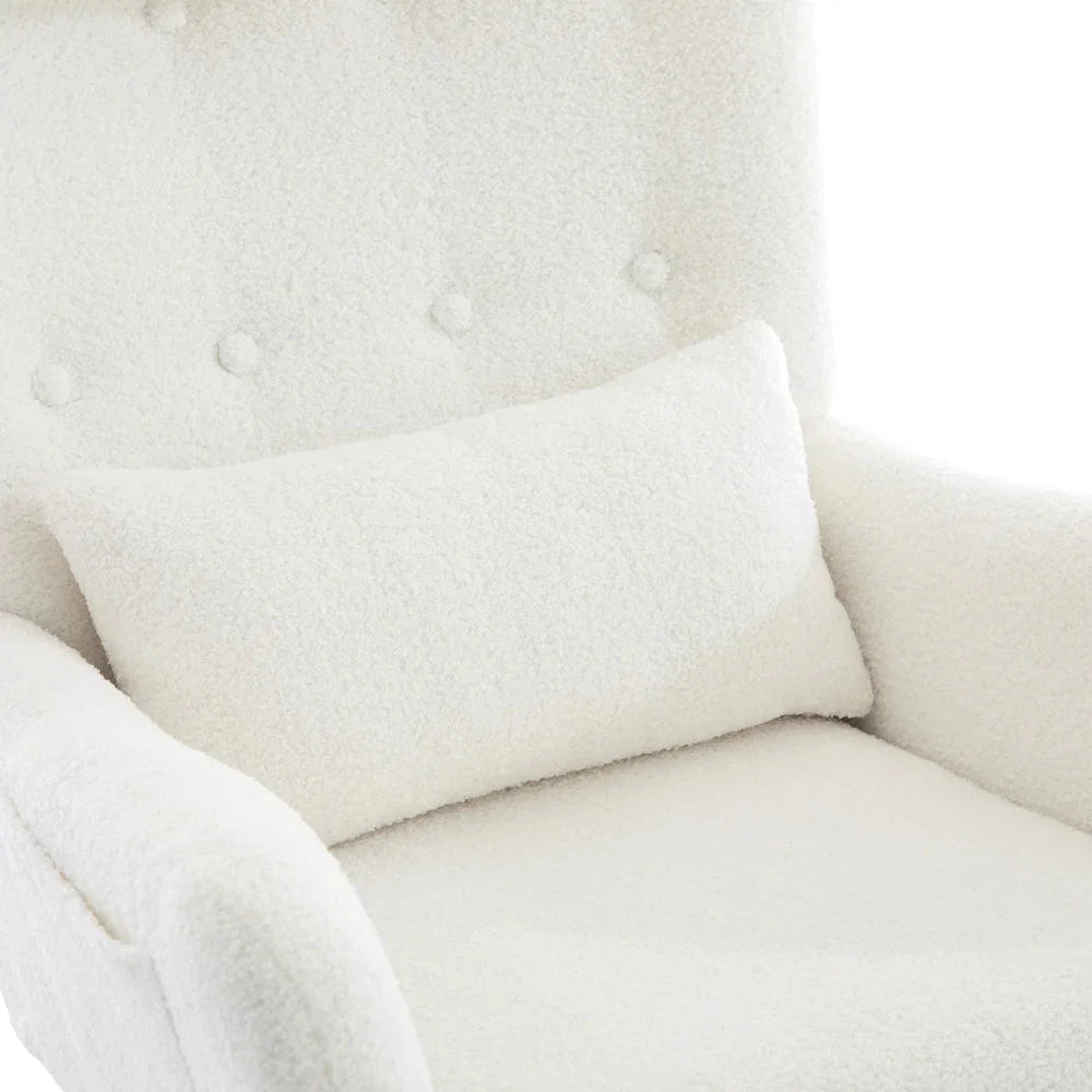 Rocking Chair Allaitement Ergonomique Tissu