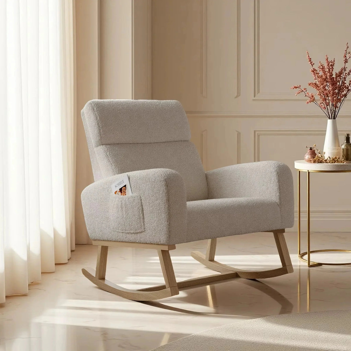 Rocking Chair Teddy Dossier Haut Moelleux