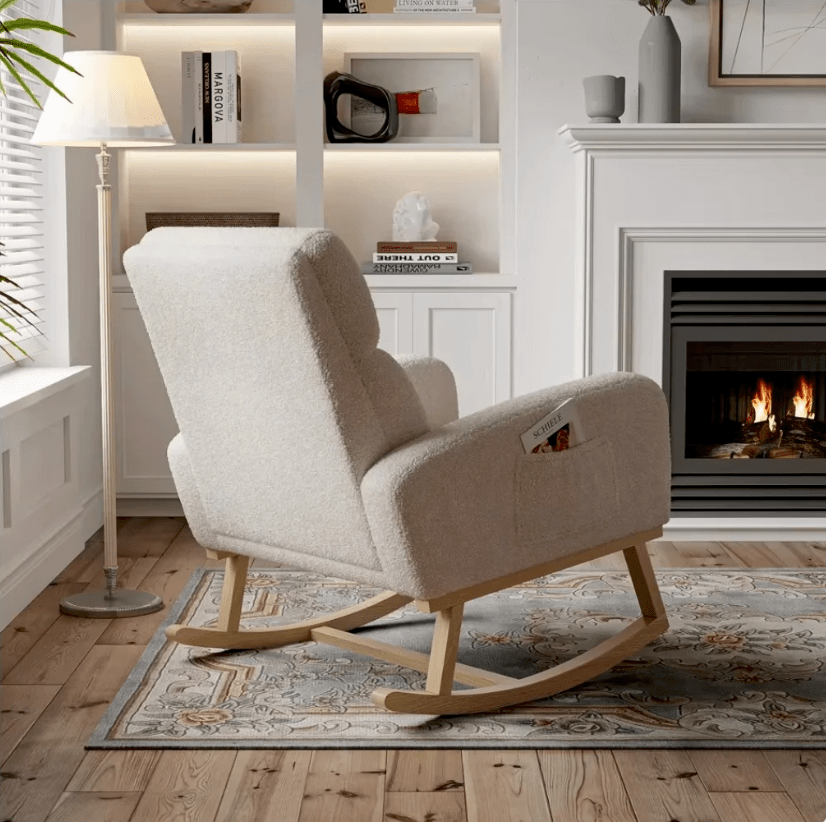 Rocking Chair Teddy Dossier Haut Moelleux — vue 3