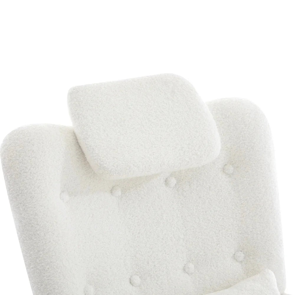 Rocking Chair Allaitement Ergonomique Tissu — vue 5