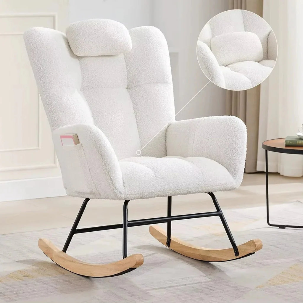 Rocking Chair Teddy Confort Salon Intérieur — vue 5