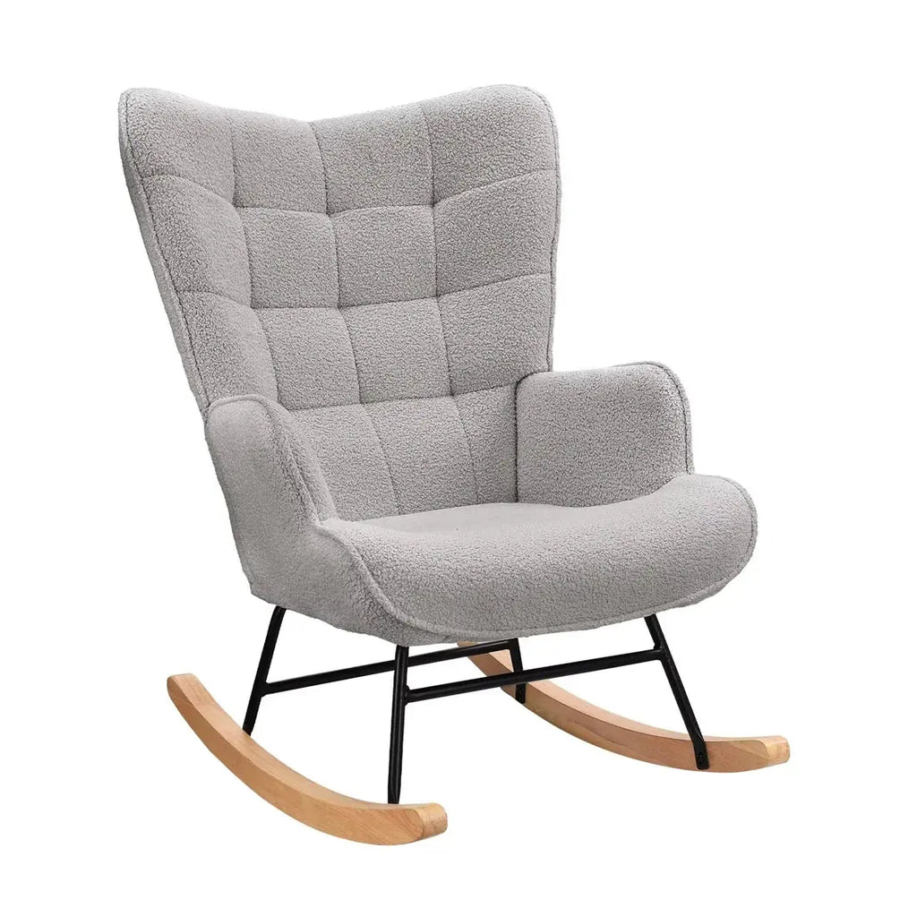 Rocking Chair Teddy Dossier Haut Grande Taille