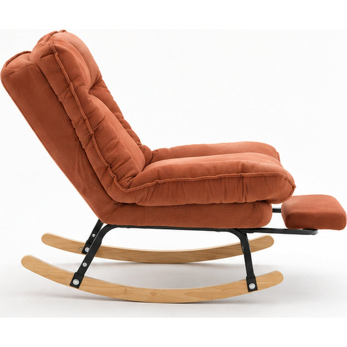 Fauteuil à bascule inclinable avec repose-pieds intégré