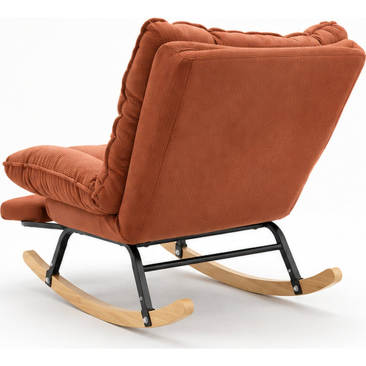 Fauteuil à bascule inclinable avec repose-pieds intégré — vue arriere