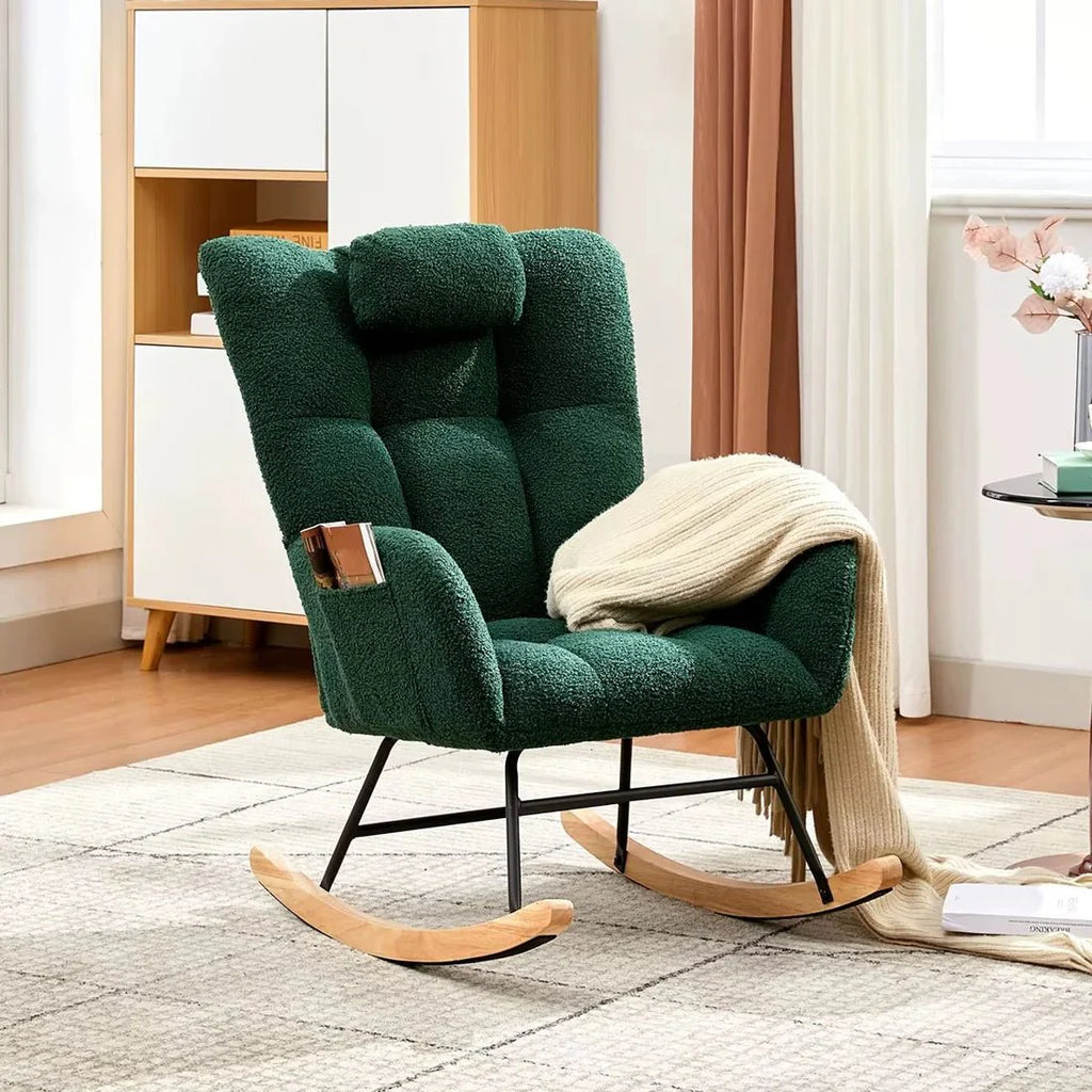Rocking Chair Teddy Confort Salon Intérieur