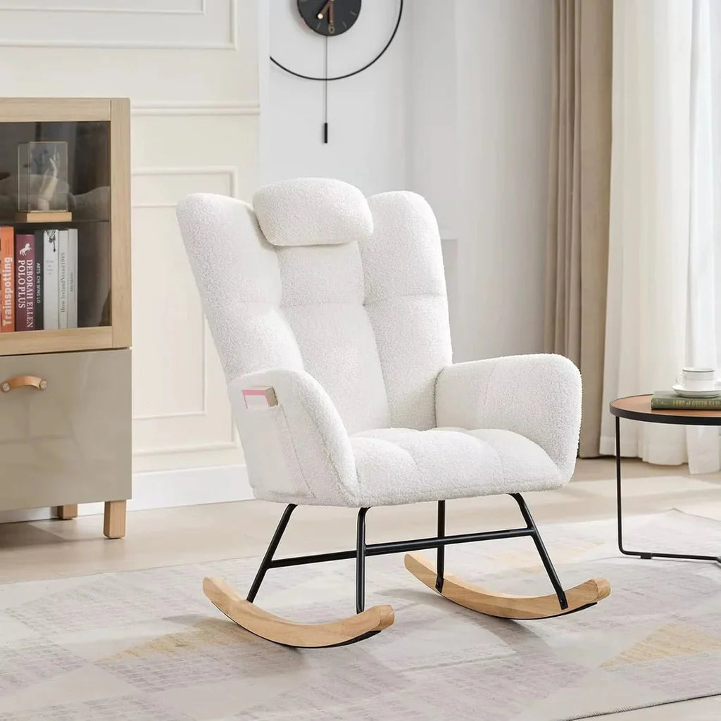 Rocking Chair Teddy Confort Salon Intérieur