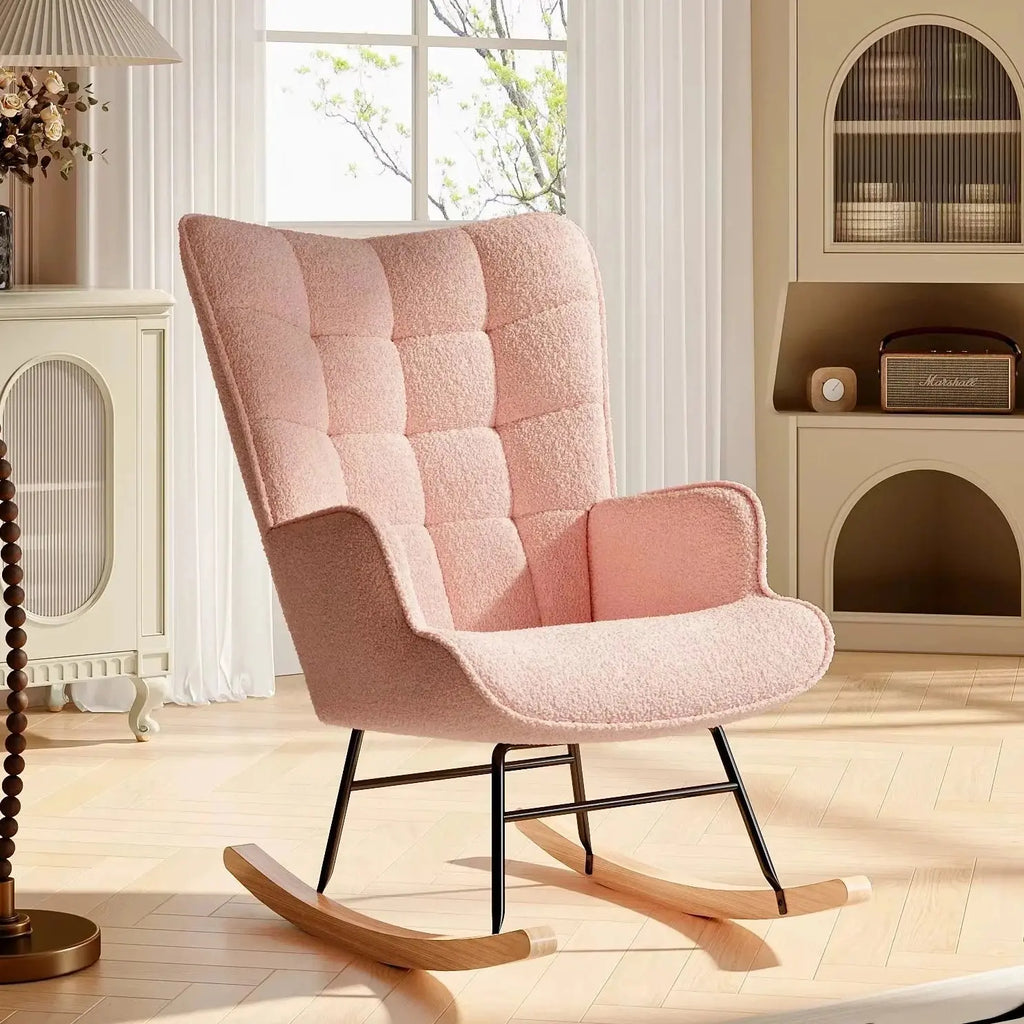 Rocking Chair Teddy Dossier Haut Grande Taille — vue 5