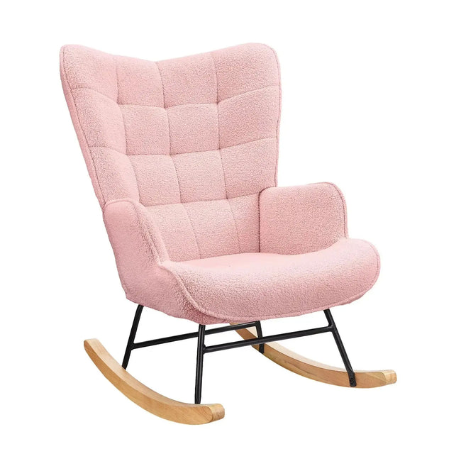 Rocking Chair Teddy Dossier Haut Grande Taille