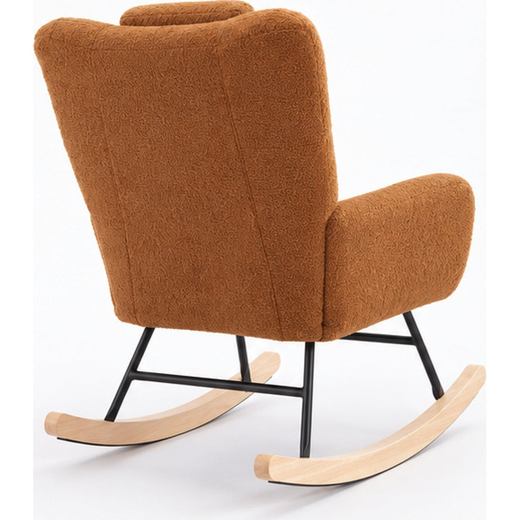 Fauteuil à bascule teddy avec appui-tête réglable — vue 3