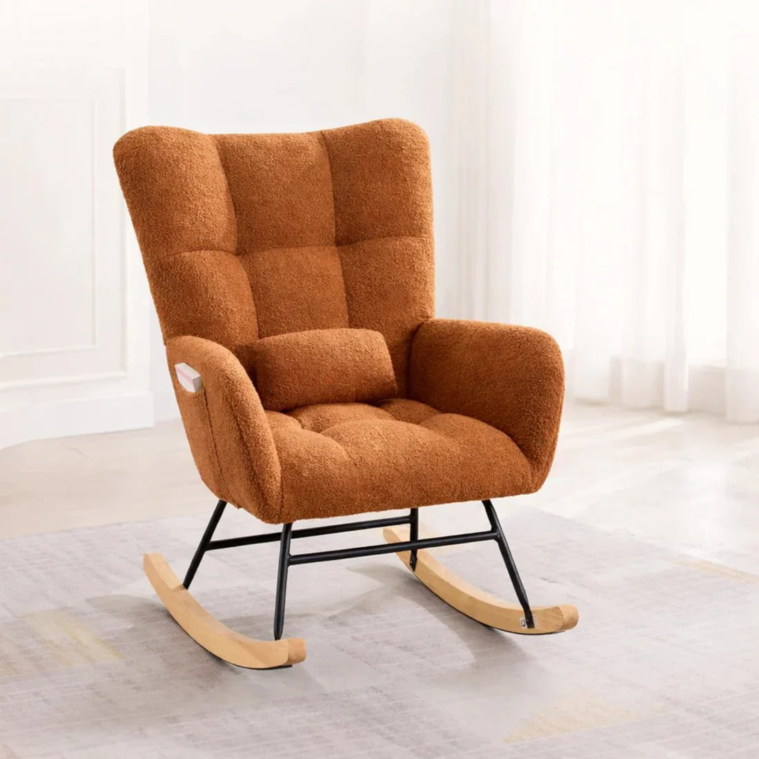 Rocking Chair Teddy Confort Salon Intérieur