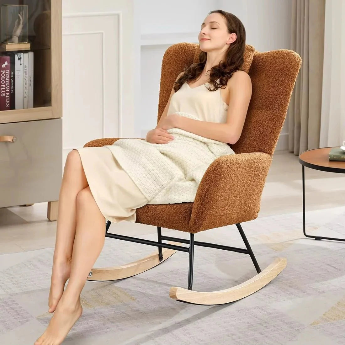 Rocking Chair Teddy Confort Salon Intérieur