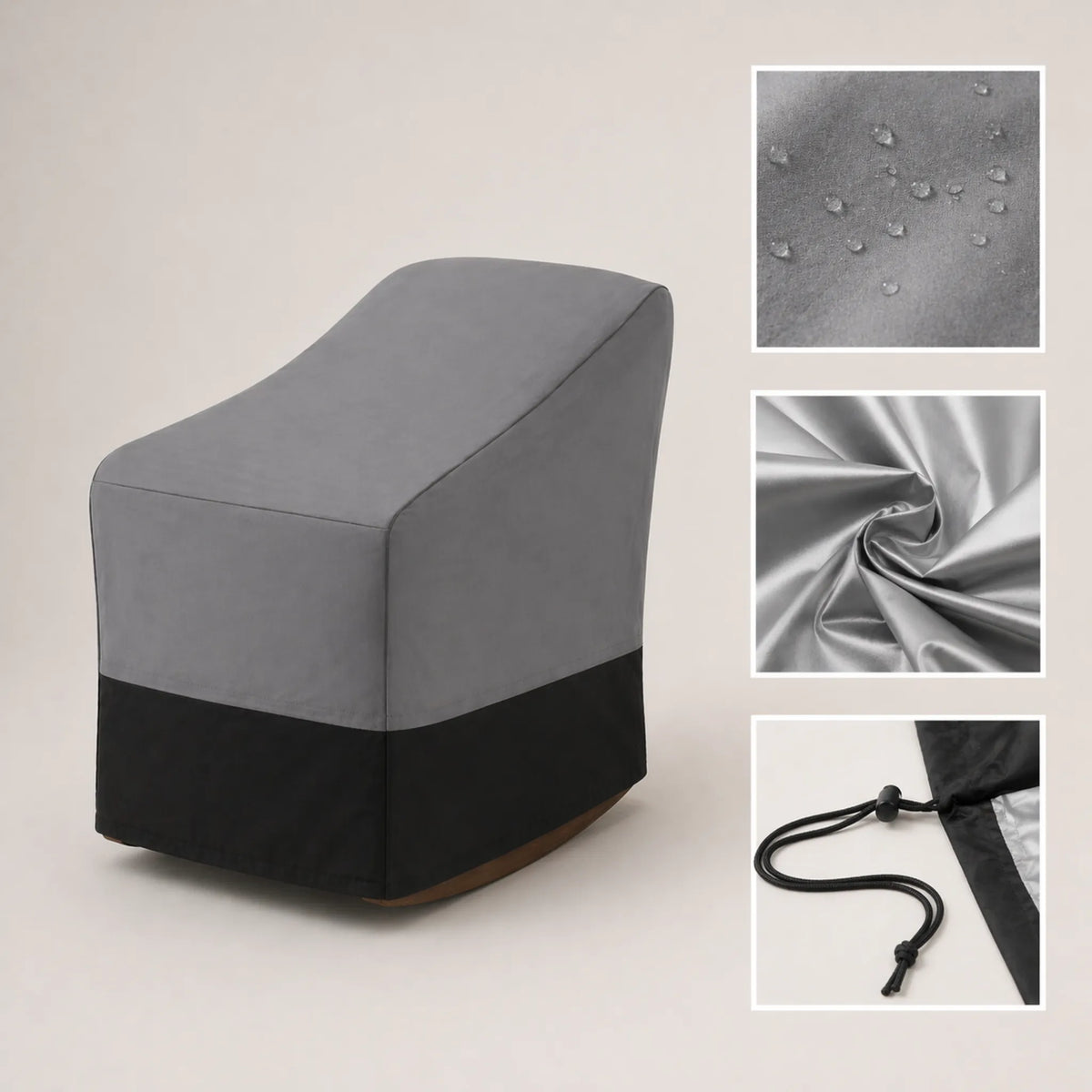 Housse de Protection Rocking Chair Extérieur — vue 2