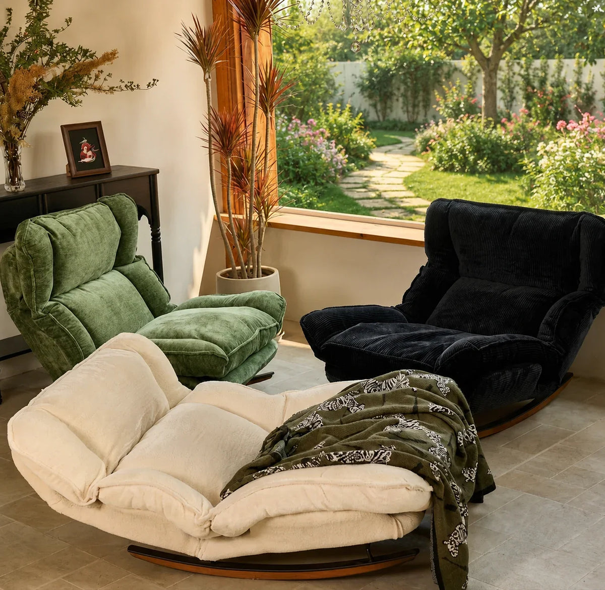 Rocking Chair Allaitement Inclinable Position Allongée