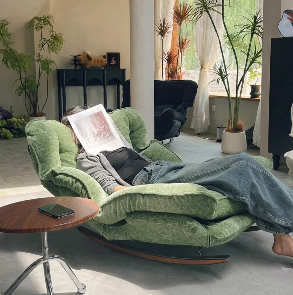Rocking Chair Allaitement Inclinable Position Allongée — Zondora