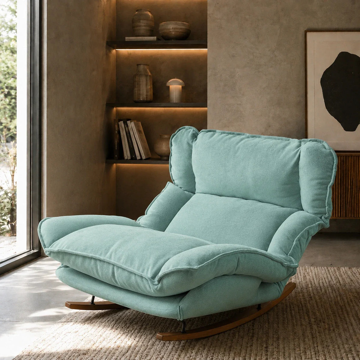 Rocking Chair Allaitement Inclinable Position Allongée