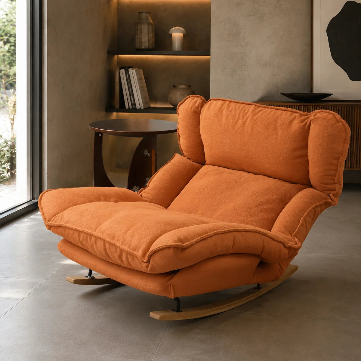 Rocking Chair Allaitement Inclinable Position Allongée